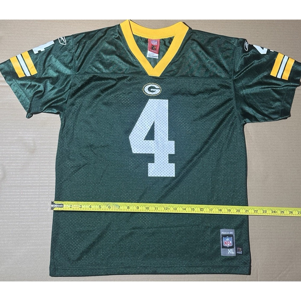 Brett Favre Green Bay Packers Reebok Stitched NFL Jersey XL 18-20 #4